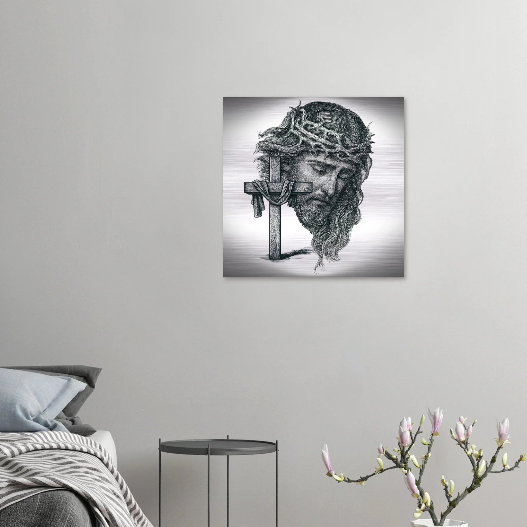 Wall Art Brushed Aluminum Print (Christ the Redeemer) - Material