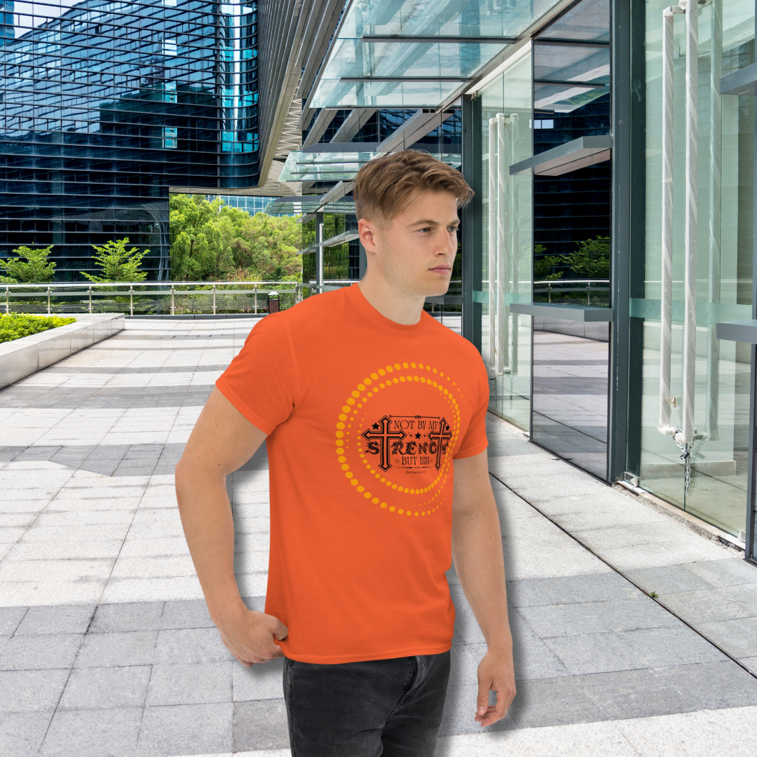 Short -Sleeve Unisex Classic T-Shirt (Not by my Strength, but His v2)