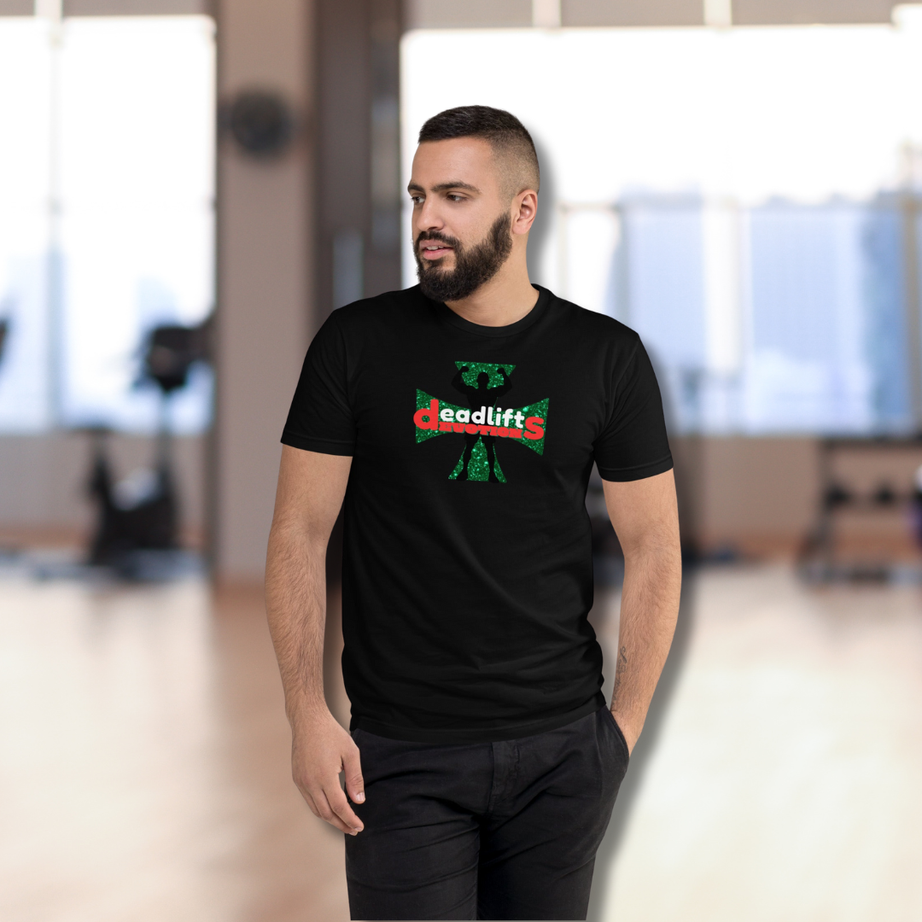Men's Short Sleeve Fitted T-shirt (Deadlifts and Devotions v2)