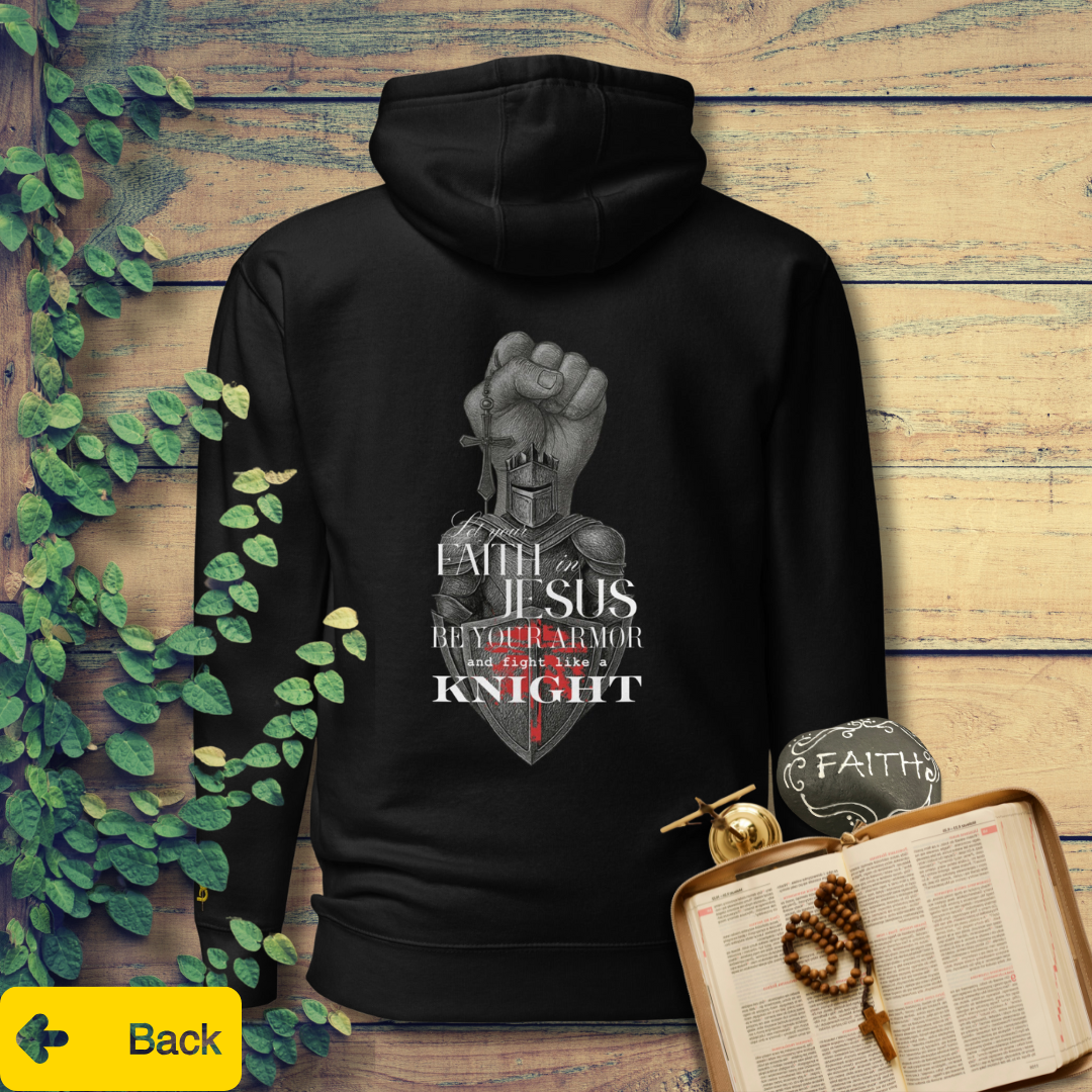 Unisex Premium Pullover Cotton Heritage Hoodie - Dark (Be Your Armor)