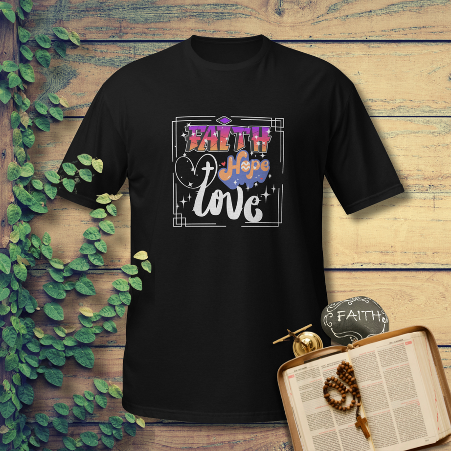 Unisex Short-Sleeve T-Shirt (Faith Hope Love v4)