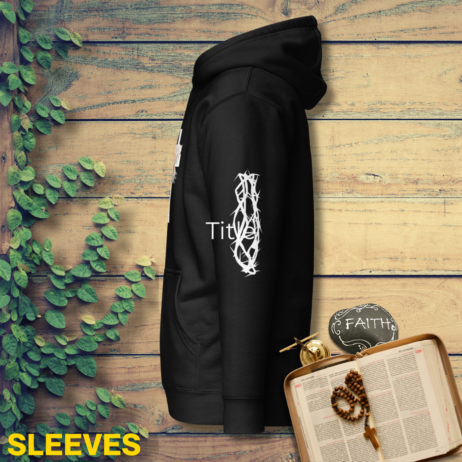 Unisex Premium Pullover Cotton Heritage Hoodie - Dark (Salvation Jesus Loves You)