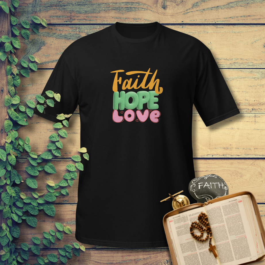 Unisex Short-Sleeve T-Shirt (Faith Hope Love v3)