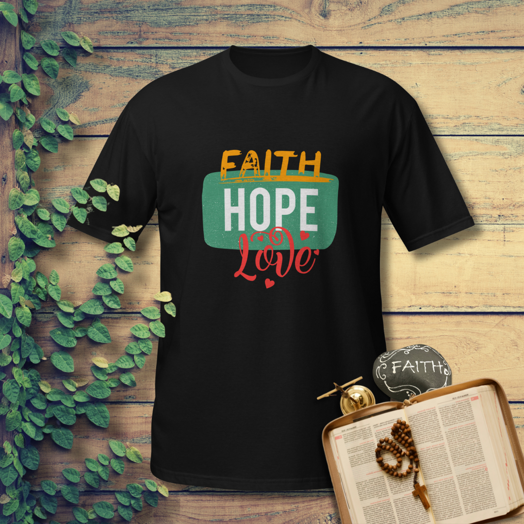 Unisex Short-Sleeve T-Shirt (Faith Hope Love v2)
