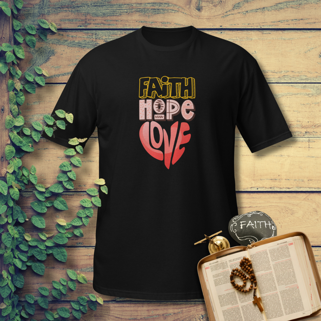 Unisex Short-Sleeve T-Shirt (Faith Hope Love)