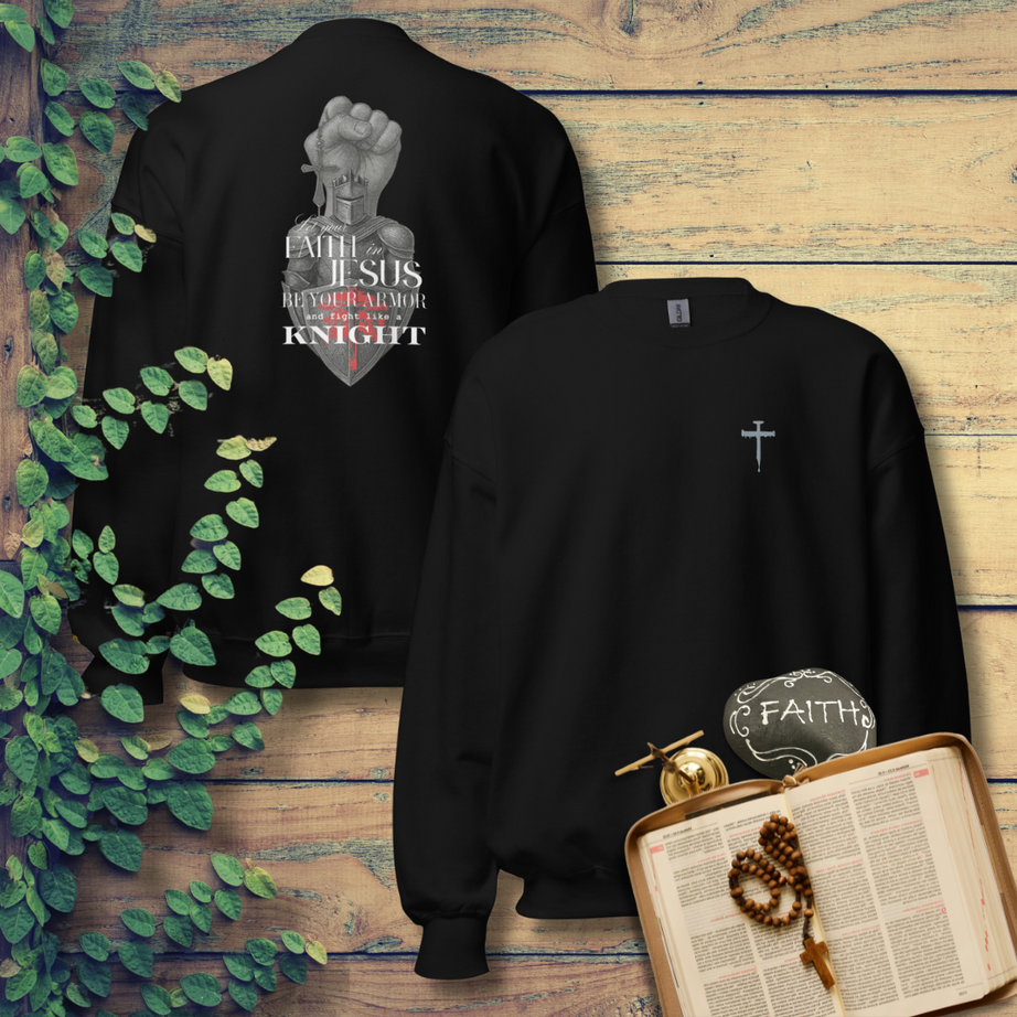 Unisex Crew Neck Sweatshirt - Dark (Be Your Armor)