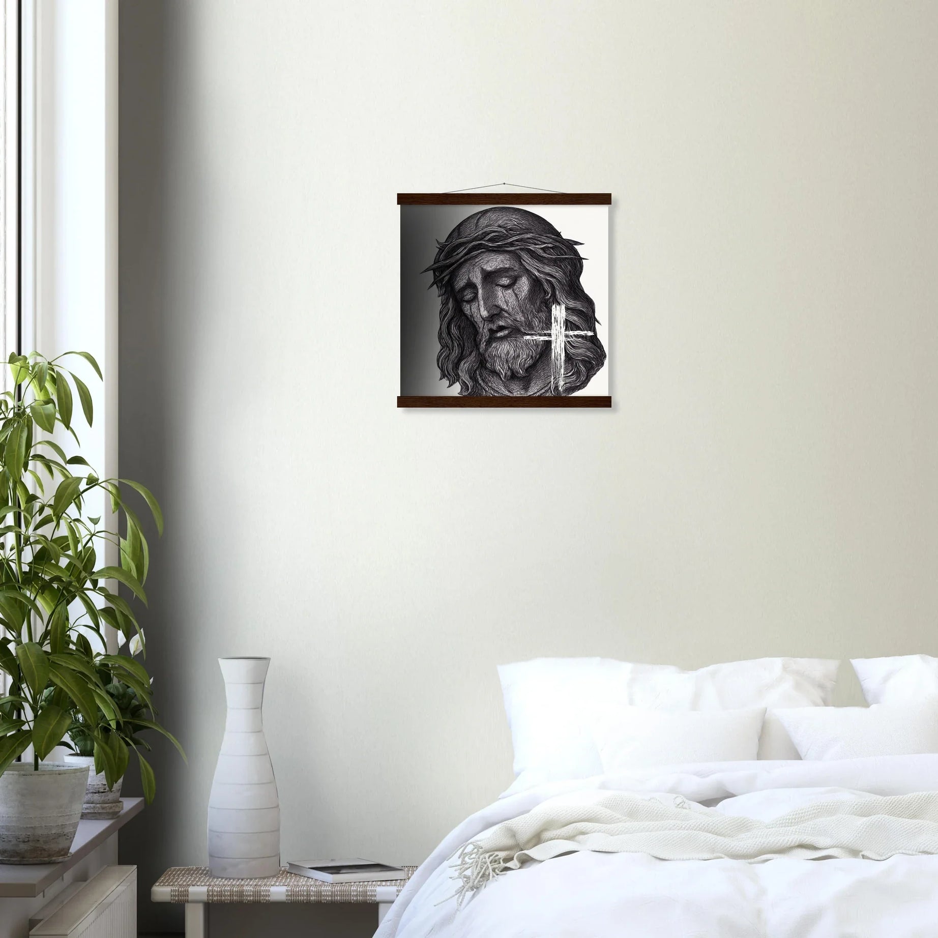 Wall Art Museum-Quality Matte Paper Poster with Hanger (Jesus is King) - Print Material