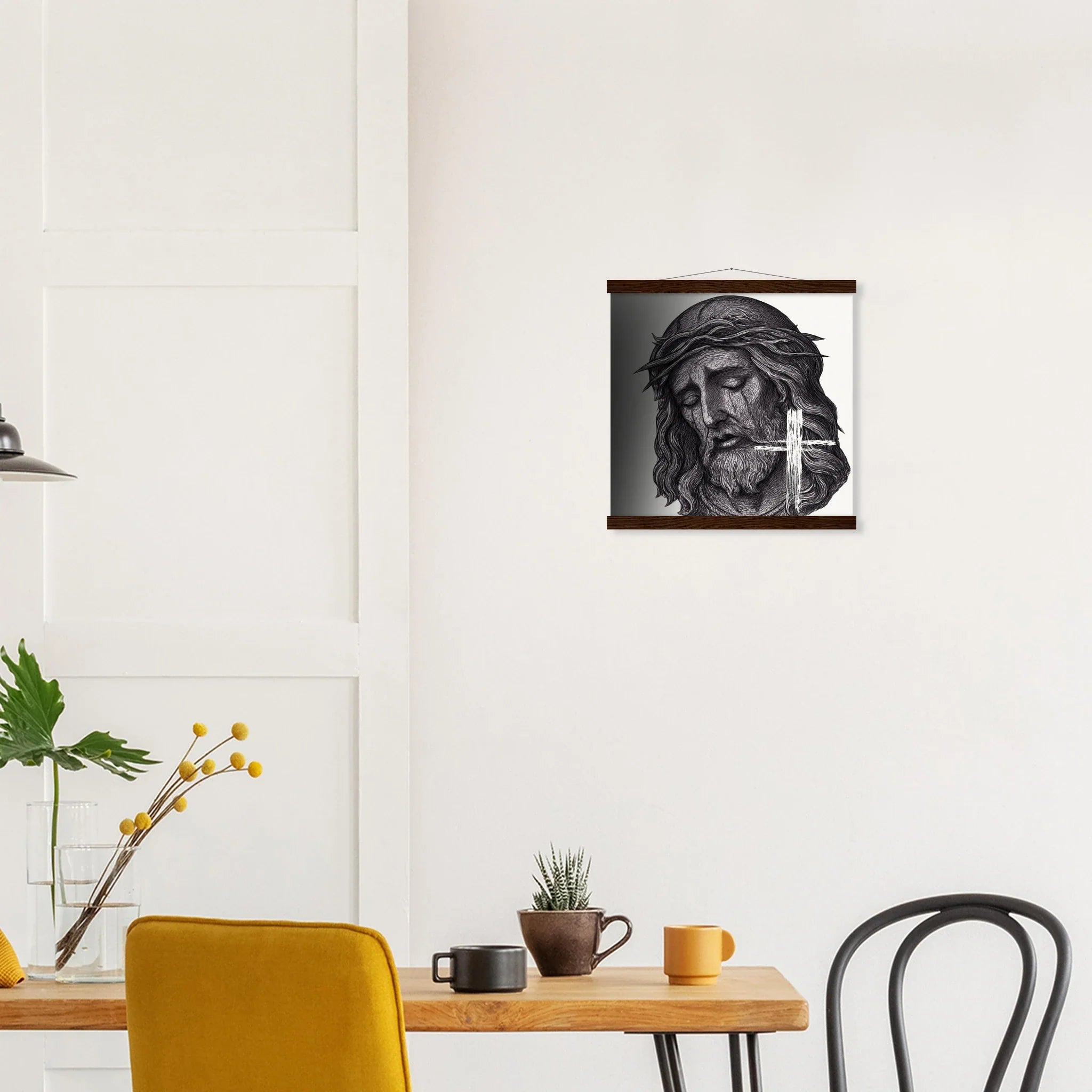 Wall Art Museum-Quality Matte Paper Poster with Hanger (Jesus is King) - Print Material