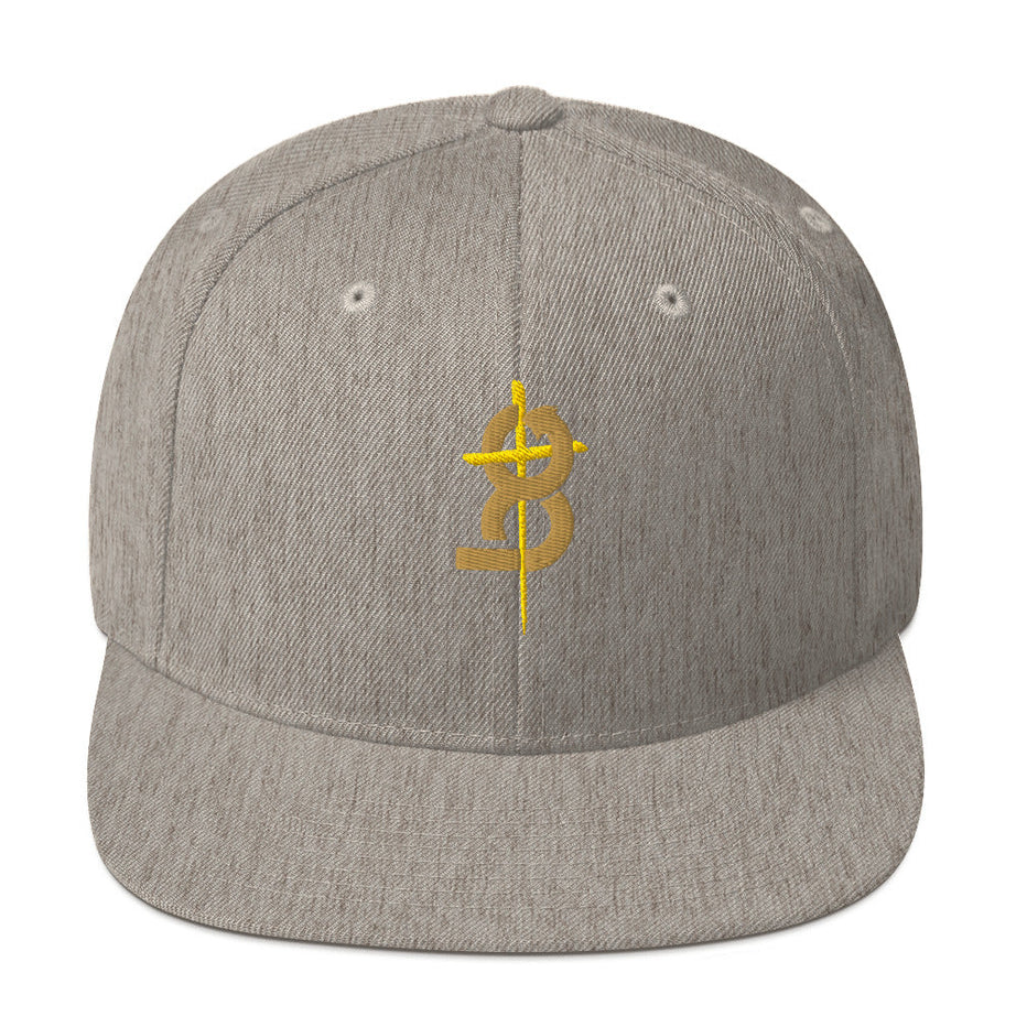 Snapback Hat (BC Logo) - Heather Grey