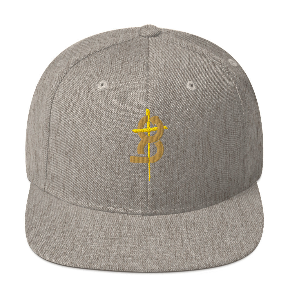 Snapback Hat (BC Logo) - Heather Grey