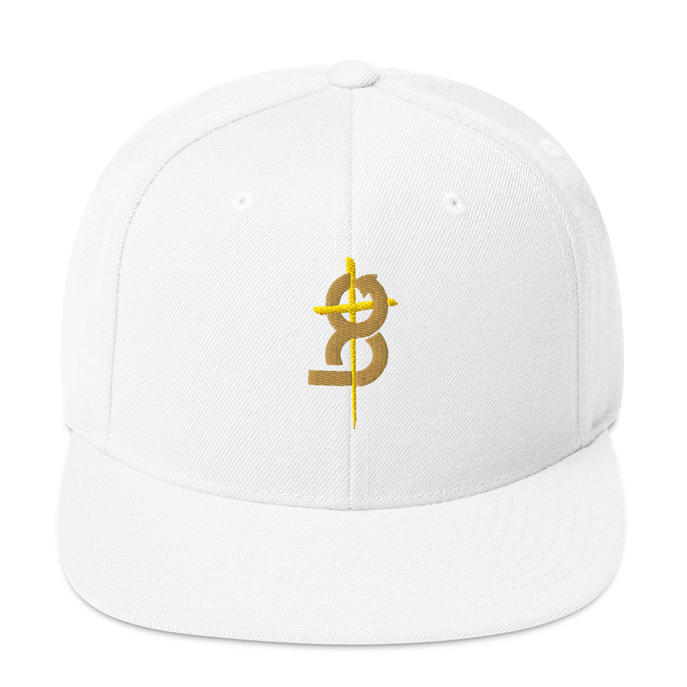 Snapback Hat (BC Logo) - White