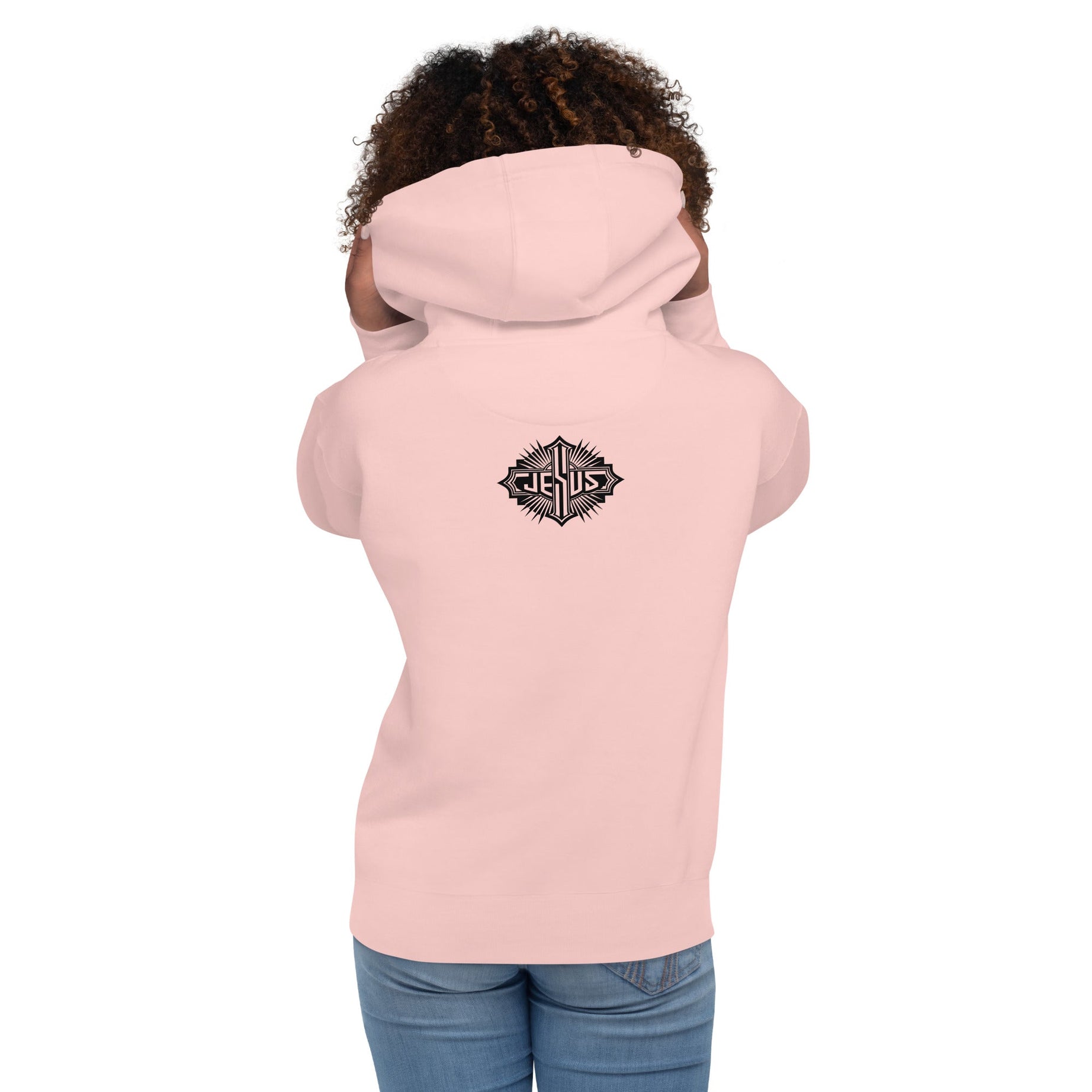 Unisex Premium Pullover Cotton Heritage Hoodie - Light (Salvation Jesus Loves You)