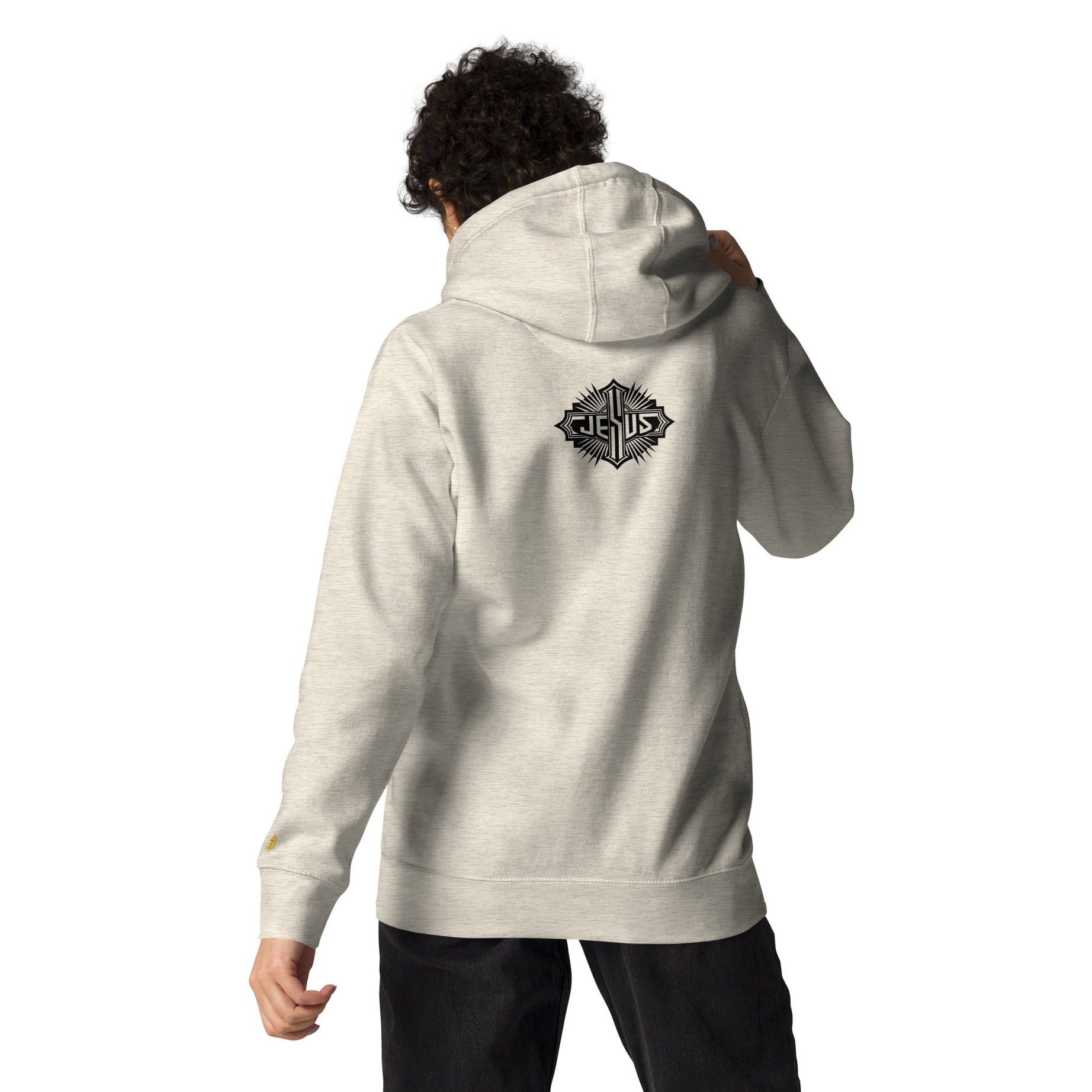 Unisex Premium Pullover Cotton Heritage Hoodie - Light (Salvation Jesus Loves You)