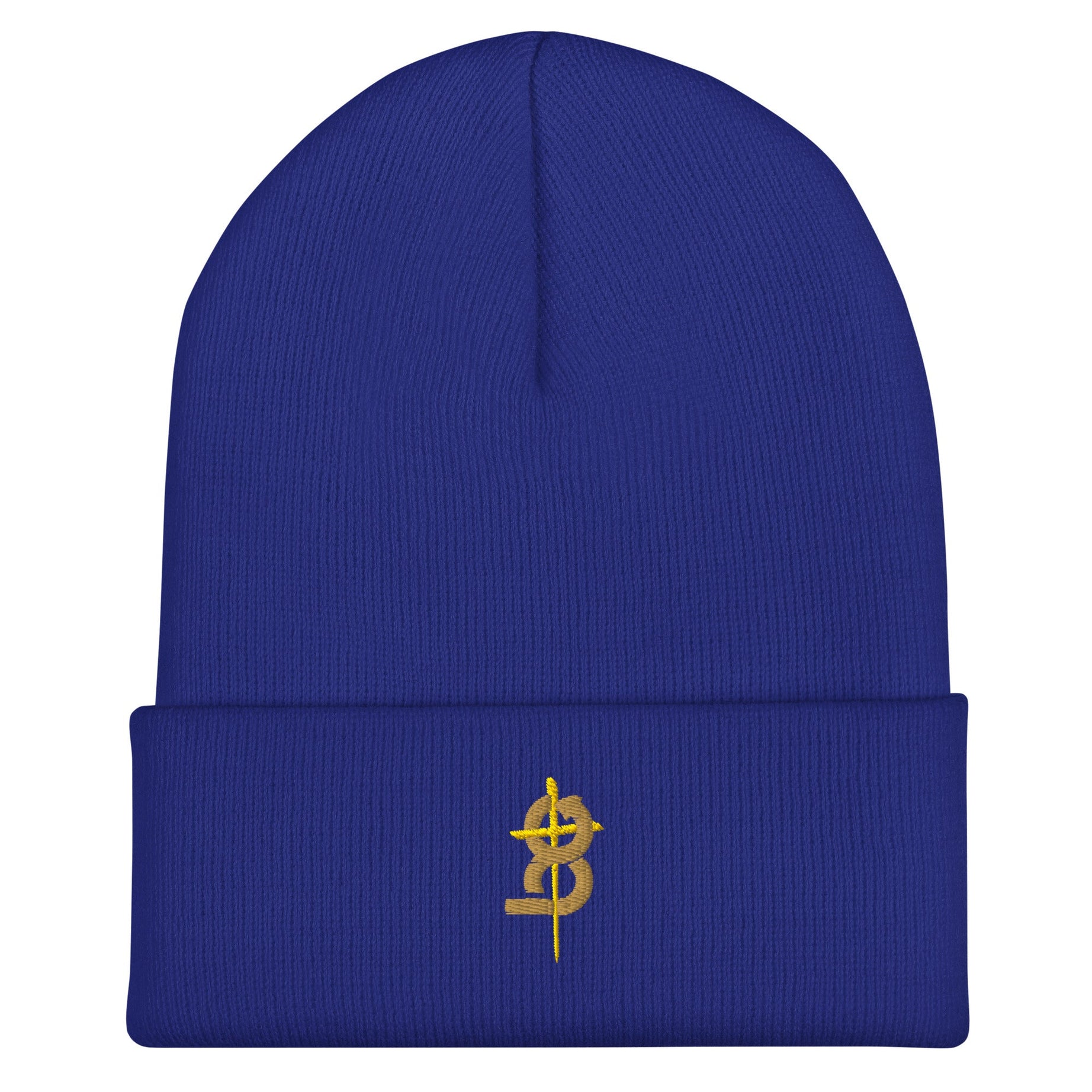 Cuffed Beanie (BC Logo) - Royal - EMBROIDERY