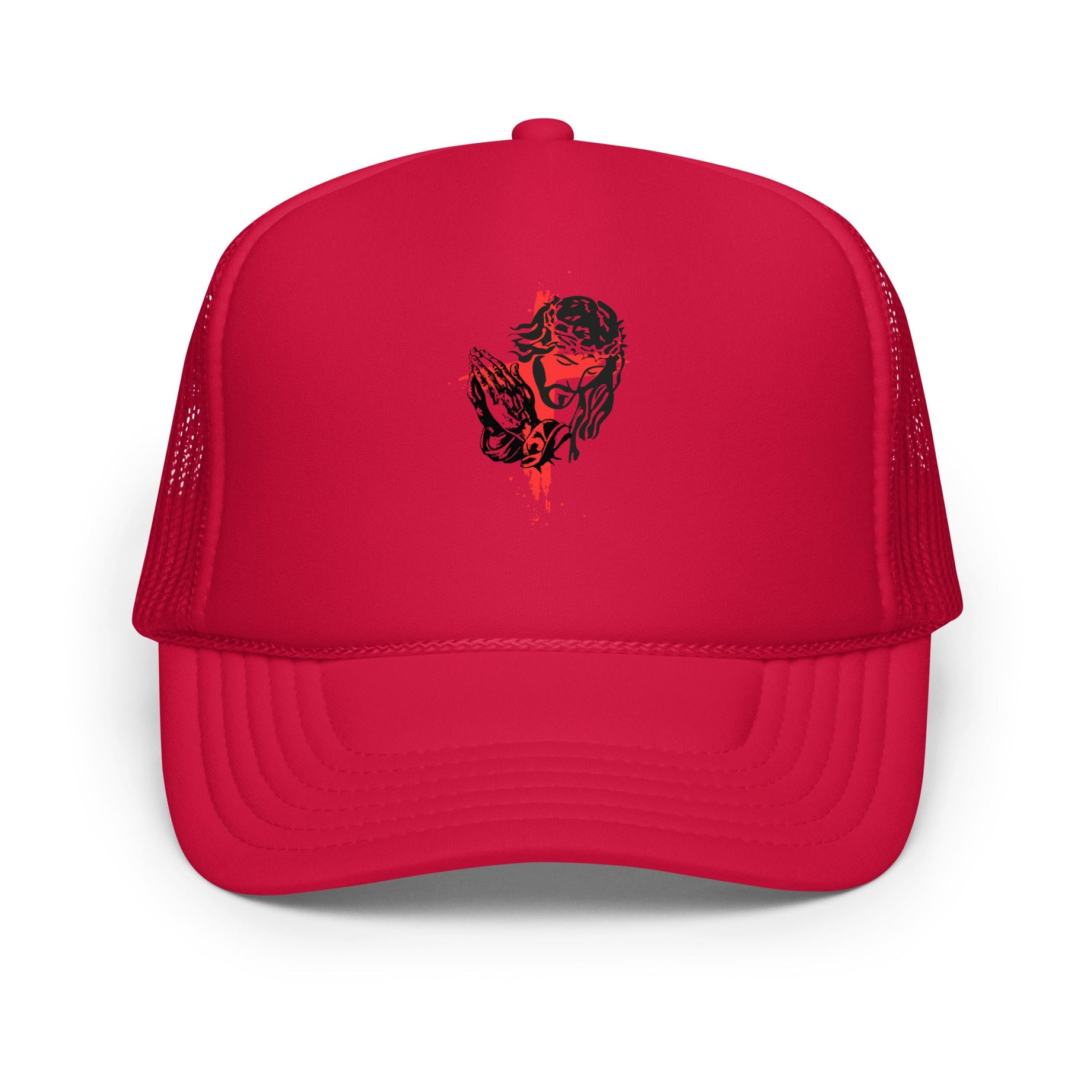 Foam trucker hat (Pray) - Red - Hats