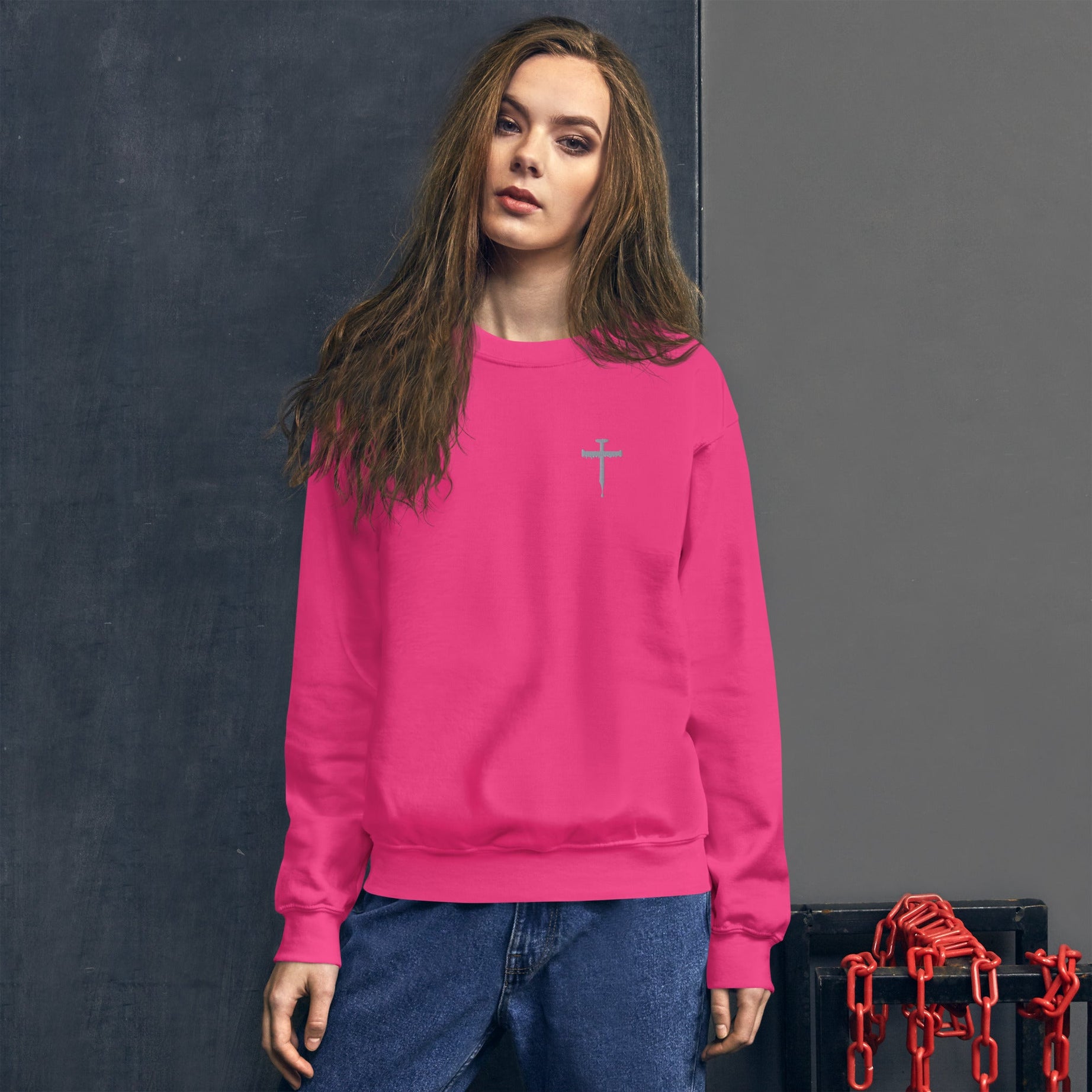 Unisex Crew Neck Sweatshirt - Dark (Be Your Armor)