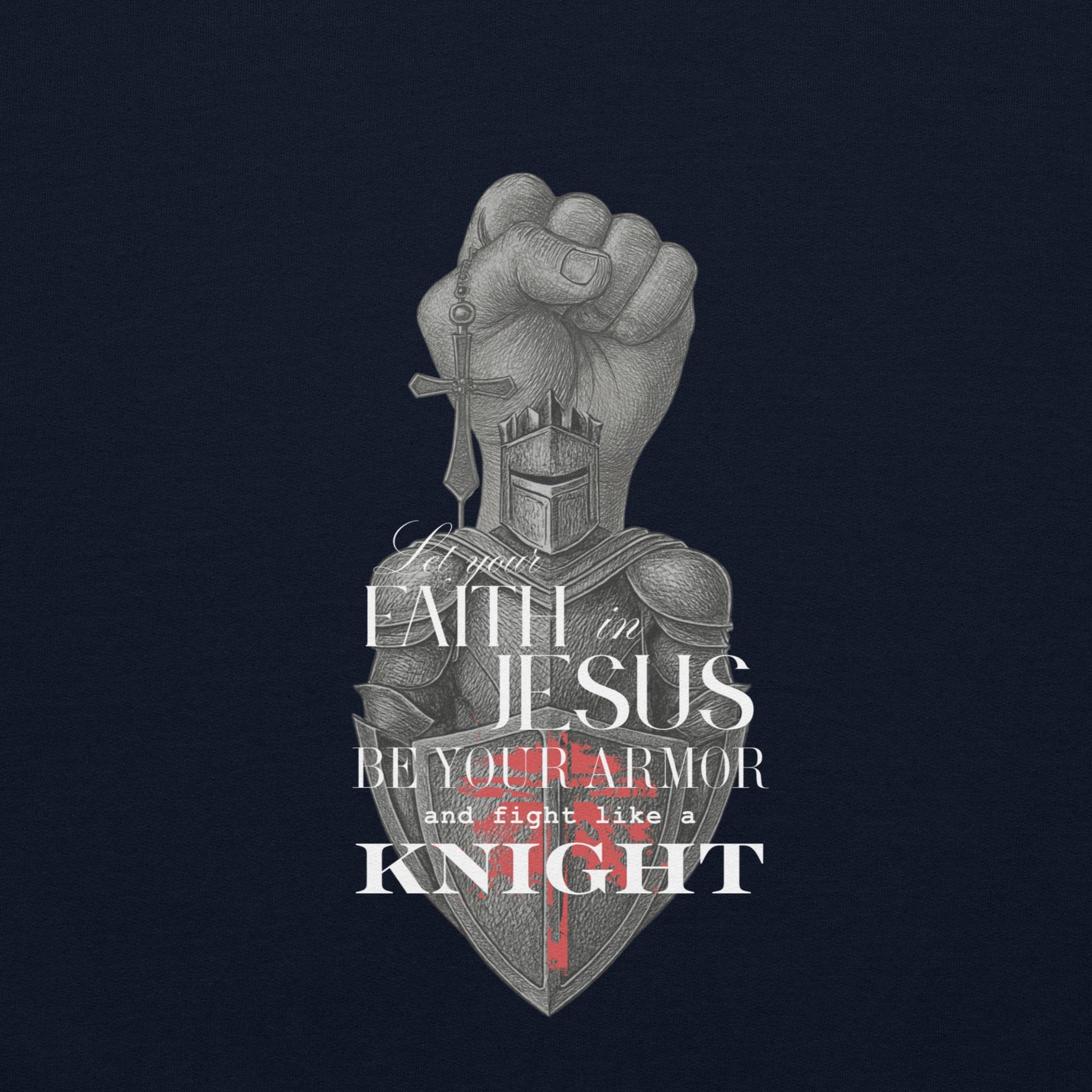 Unisex Crew Neck Sweatshirt - Dark (Be Your Armor)