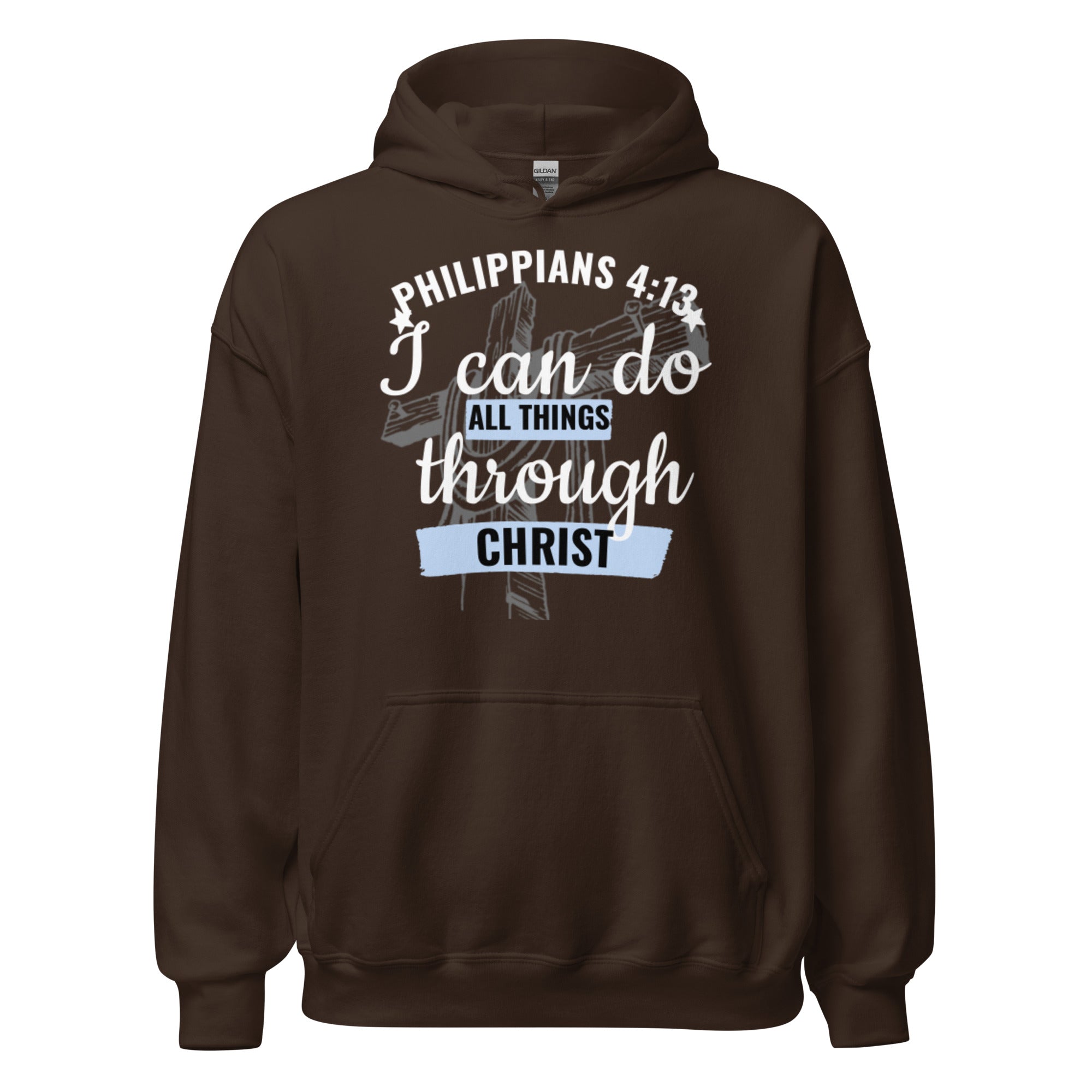 Unisex Heavy Blend Comfort Hoodie (Philippians Marathon) - Dark Chocolate / S - Hoodies