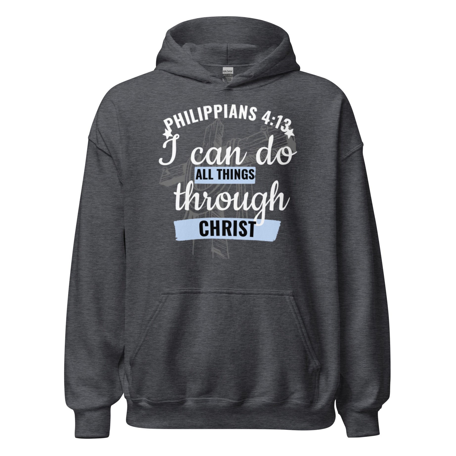 Unisex Heavy Blend Comfort Hoodie (Philippians Marathon) - Dark Heather / S - Hoodies