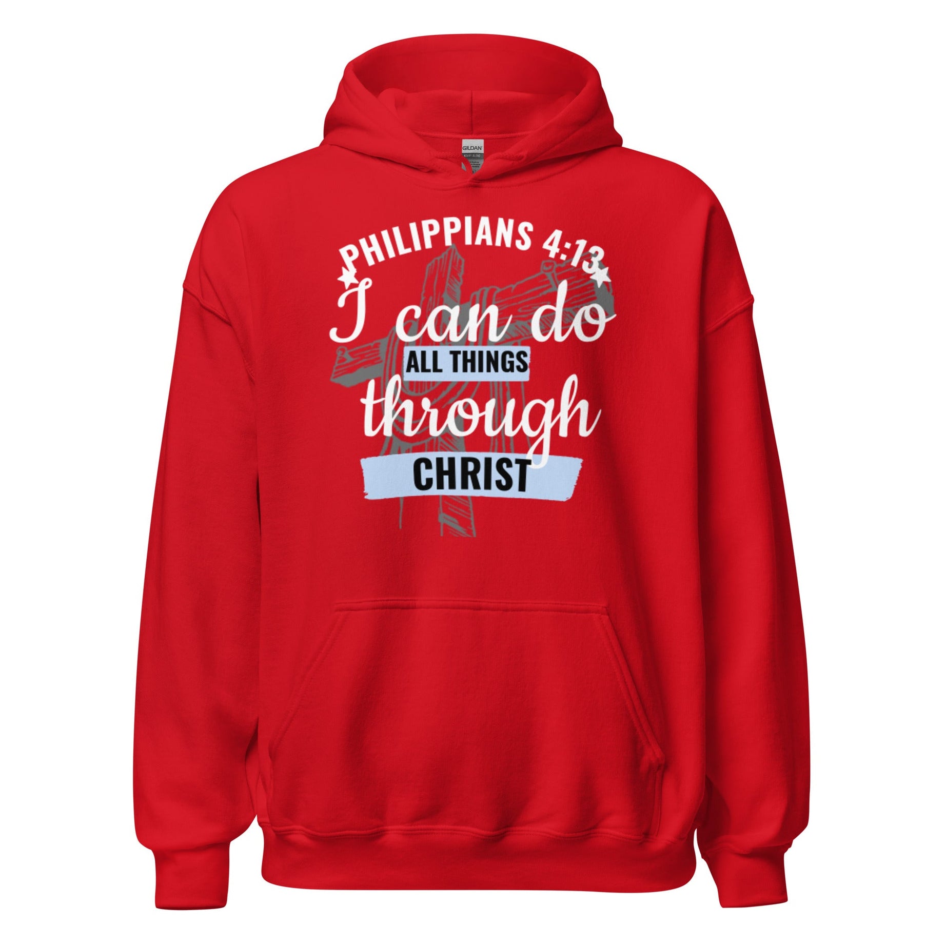 Unisex Heavy Blend Comfort Hoodie (Philippians Marathon) - Red / S - Hoodies