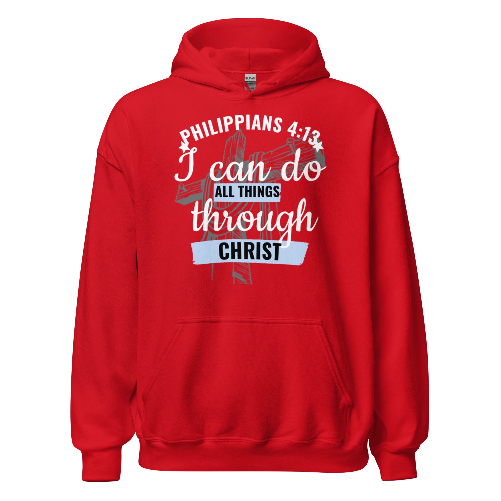Unisex Heavy Blend Comfort Hoodie (Philippians Marathon) - Red / S - Hoodies