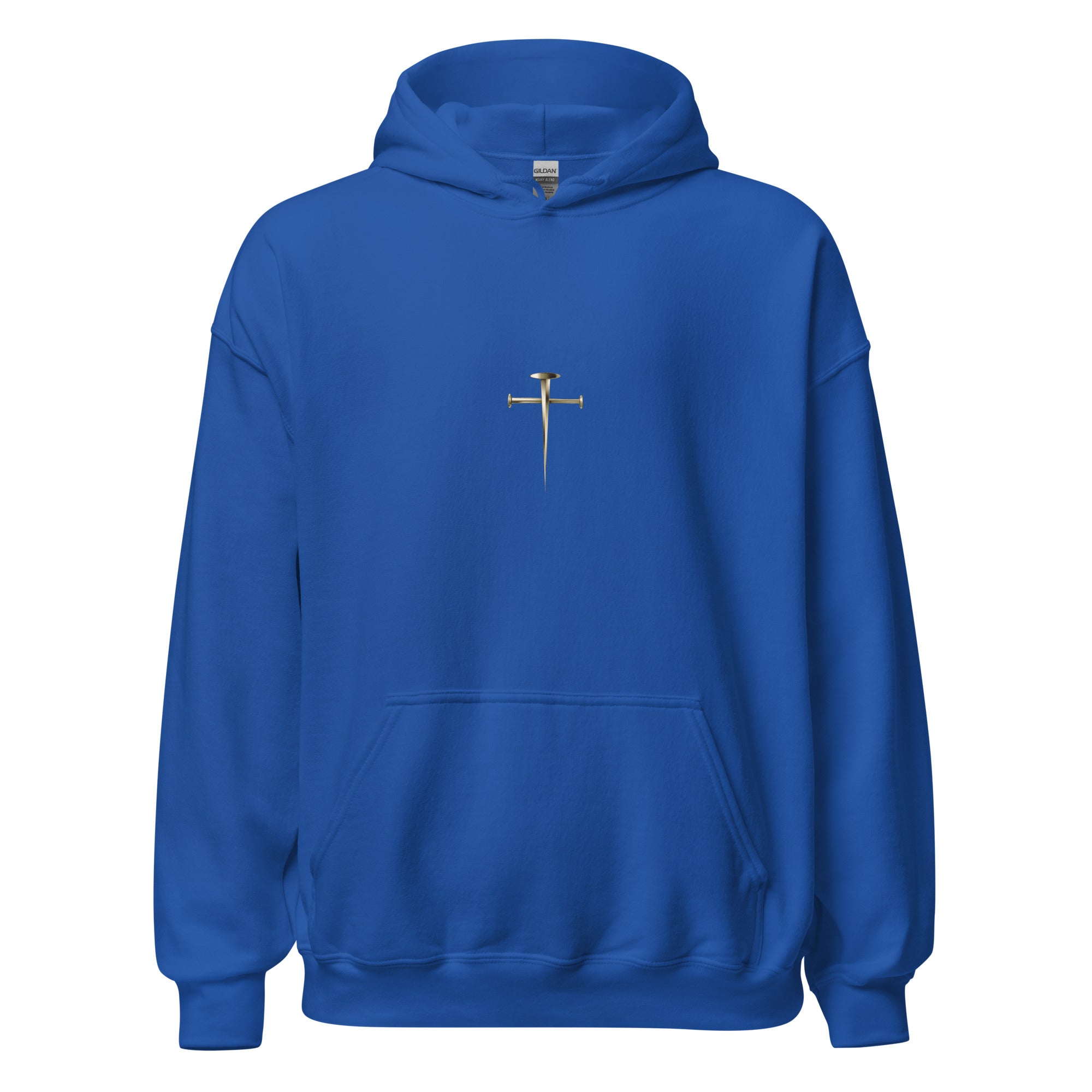 Unisex Heavy Blend Hoodie (Cross of Jesus) - Royal / S - Hoodies