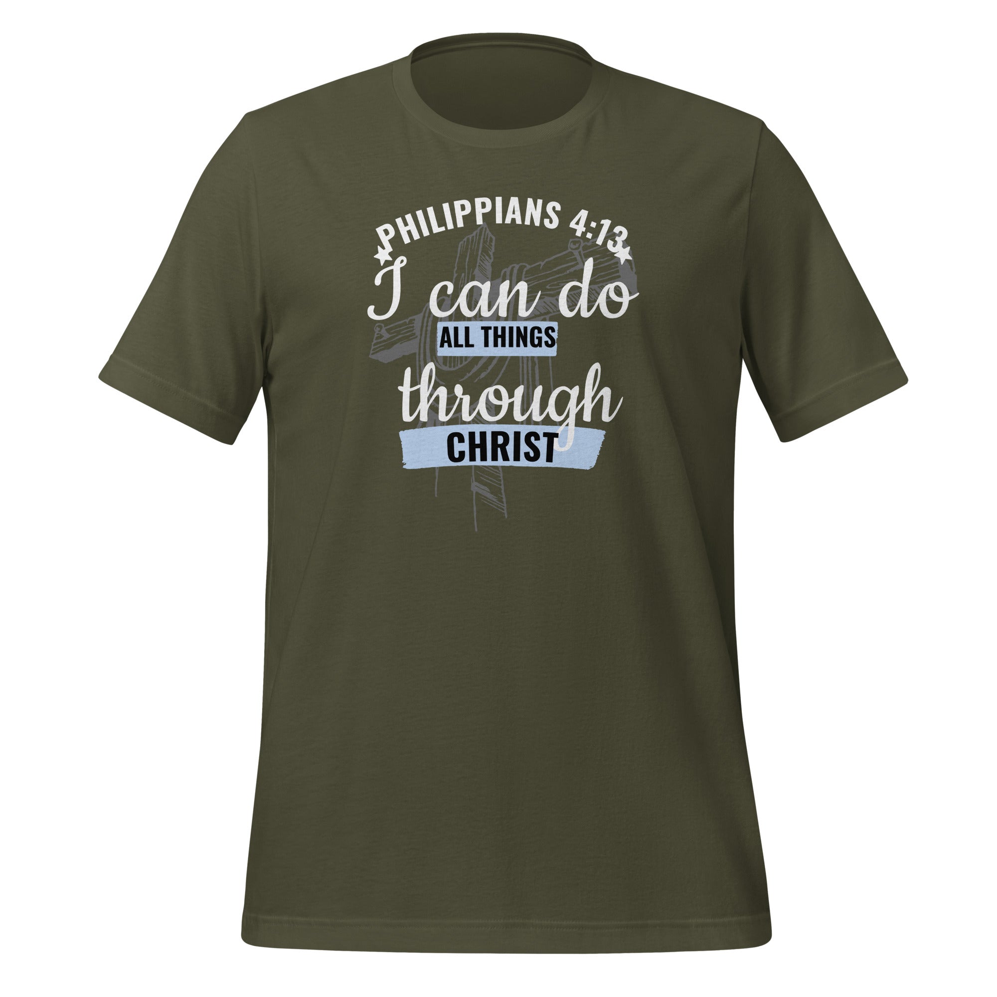 Unisex Soft T-shirt (Philippians Marathon) - Military Green / XS - T-SHIRT